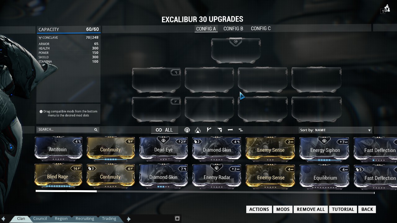 How To Equip Mods In Warframe